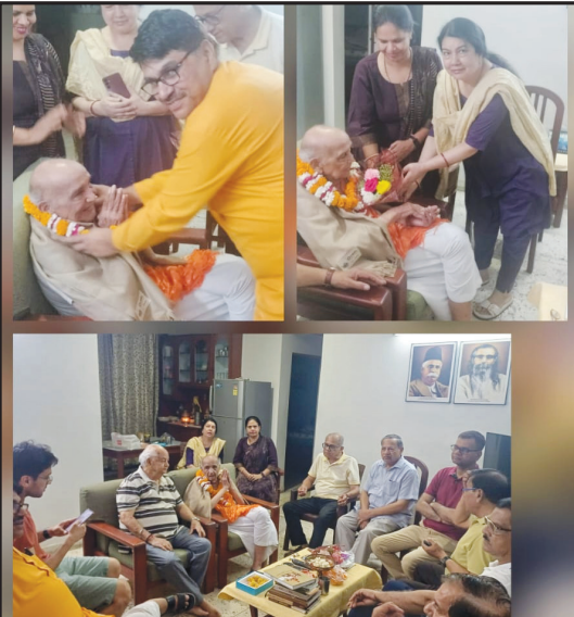 समाजसेवी रामेश्वर गर्ग ने जीवन के 98वें वर्ष में रखा कदम