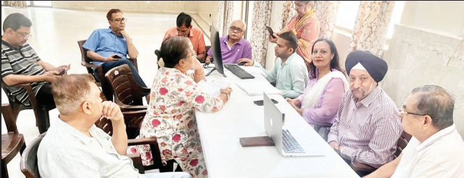 हैप्पी होम अपार्टमेंट्स में संपत्ति कर संग्रहण शिविर का सफल आयोजन